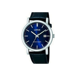 Lorus RG841CX5 - Heren Horloge - Roestvrijstaal - Zwart leer - 37.5 mm