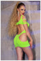 Jurk Chilirose Groen S/M