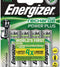 Energizer ENR Recharge Power Plus 2000 AA - Oplaadbare Batterijen - 1000x herlaadbaar (4 stuks)