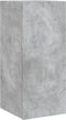 vidaXL - Tv-wandmeubels - met - LED - 2 - st - 30,5x35x70 - cm - betongrijs