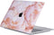 Lunso Geschikt voor MacBook Pro 16 inch (2019) cover hoes - case - Marble Finley