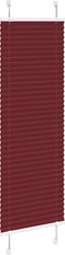 vidaXL - Plissé - rolgordijn - 40x100 - cm - stofbreedte - 39,4 - cm - bordeauxrood