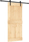 vidaXL - Schuifdeur - met - beslag - 90x210 - cm - massief - grenenhout