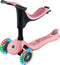 Globber Go Up Sporty Lights - Meegroeistep - Lichtgevende wielen - Pastel Pink