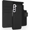 Accezz Galaxy S22 - Premium Leather 2 in 1 Wallet Bookcase - Uitneembare backcover - Zwart