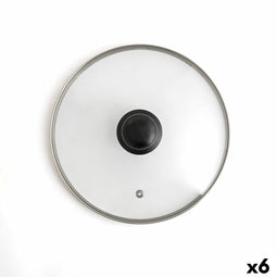 Quid Renova - Pannedeksel - Geschikt voor afwasmachine - Ø 18 cm (6 stuks)