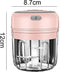 IMTEX Hakmolen elektrische - USB oplaadbal - Mini Portable Chopper - 250ml - Roze