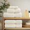 vidaXL - Gastendoekjes - SOLUND - 10 - st - 600 - g/m² - 30x30 - cm - crèmekleurig