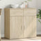 vidaXL - Dressoir - 79x38x80 - cm - bewerkt - hout - sonoma - eikenkleurig