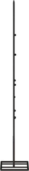 vidaXL - Kerstdecoratie - kerstboom - 60 - cm - metaal - zwart