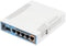 MikroTik RB962UiGS-5HacT2HnT - hAP ac - 5x RJ-45 1Gbps - 2,4GHz max 450Mbps - 5GHz max 1,3Gbps