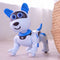 Gear2Play Robo Luna - Interactieve robothond - LED ogen - Dansen en stunts uitvoeren - Wit/roze