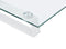 vidaXL - Monitorstandaard - 100x20x8 - cm - gehard - glas - en - metaal - wit