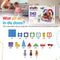 PlayMix Magnetische Tegels - 242 Stuks - Educatief Speelgoed - Montessori Speelgoed (242 stuks)