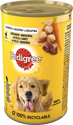 Pedigree met kip en wortelen in gelei 400g