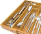Budu Bestekbak #45 - Uitschuifbaar Bamboe - 45 x 30,6 - 50 cm - 6/8 vakken