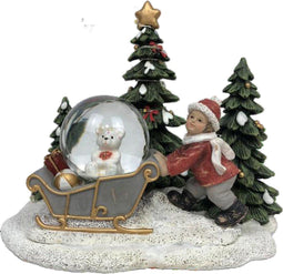 Kerstversiering DKD Home Decor Hars (16 x 12,5 x 14,5 cm) (2 Stuks)