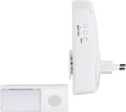 Draadloze deurbel Complete set Met flitslicht, Met naambord Heidemann 70827 HX Ocean 230 V