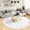 vidaXL - Vloerkleed - OVIEDO - laagpolig - Ø - 240 - cm - grijs