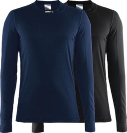 Craft Active - Tops Thermoset Heren - Slim fit lange mouwen - Zwart (2 stuks)