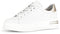 Gabor 395 - Lage Sneakers - Leer met goudkleurige accenten - Wit