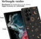 iMoshion Hoesje Geschikt voor Samsung Galaxy S23 Ultra Hoesje Siliconen - iMoshion Design hoesje - Zwart / Stars Sky