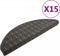vidaXL - Trapmatten - 15 - st - 65x21x4 - cm - antracietkleurig