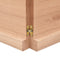 vidaXL - Wastafelblad - 180x30x(2-4) - cm - behandeld - massief - hout - lichtbruin