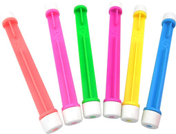 6x stuks gekleurde duikstaafjes 20 cm / opduik speelgoed - duikspeeltjes