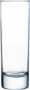 6x Stuks transparante drinkglazen 220 ml van glas - Waterglazen - Longdrinkglazen