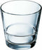 6x Tumbler waterglazen transparant stapelbaar 210 ml - Glazen - Drinkglas/waterglas/sapglas