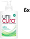6x Unicura Vloeibare Zeep Ultra 250 ml