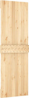 vidaXL - Schuifdeur - met - beslag - 70x210 - cm - massief - grenenhout