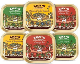 6x150 gr Lily's kitchen dog adult classic dinners tray multipack hondenvoer