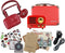 Muzen Retro Bluetooth Speaker Radio Crimson Red Metal