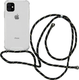 iMoshion Hoesje Geschikt voor iPhone 11 Hoesje Met Koord - iMoshion Backcover met koord - Transparant
