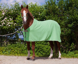 Kerbl Paardendeken Economic - Zweetdeken - Lichtgewicht fleece - Groen - 135 cm
