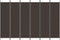 vidaXL - Kamerscherm - met - 6 - panelen - 300x200 - cm - stof - bruin