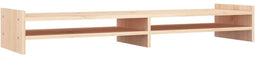 vidaXL - Monitorstandaard - 100x27x15 - cm - massief - grenenhout