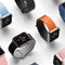imoshion Siliconen magnetisch bandje - Geschikt voor Apple Watch 1, 2, 3, 4, 5, 6, 7, 8, 9, 10 (42 mm), SE - 38/40/41 mm - Roze & Wit - One Size