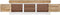 vidaXL - Tv-meubel - 118x30x40 - cm - massief - mangohout