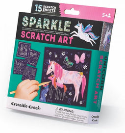 Crocodile Creek Sparkle kraskaarten Unicorn