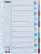 Esselte - Tabbladen A4 23-gaats karton 10-delig assorti