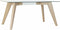 Eettafel DKD Home Decor Kristal 160 x 90 x 75 cm Hout MDF