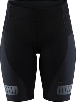 Craft Hale Glow Shorts W Fietsbroek Dames - Maat S - Zwart