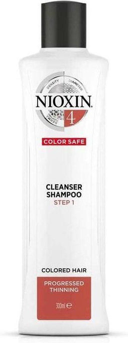 Nioxin - System 4 Shampoo Cleanser - Cleansing Shampoo For Fine Dyed, Distinctly Thinning Hair