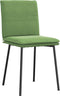 vidaXL - Eetkamerstoelen - 2 - st - fluweel - lichtgroen