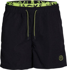 JACK & JONES JUNIOR JPSTFIJI JJSWIM DB WB NEON LY JNR Jongens Zwembroek - Maat 152