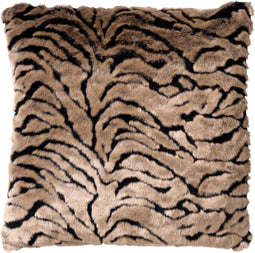 Dutch Decor KENZO - Kussenhoes met dierenprint 45x45 cm Rocky Road - bruin - met rits - zonder binnenkussen