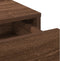 vidaXL - Make-uptafel - met - lades - in - bruin - eiken - 50x41x140 - cm